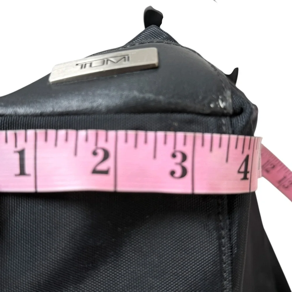 TUMI Black‎ Ballistic Nylon Leather Trim Shoulder Bag Hobo Tote Weekender Bucket